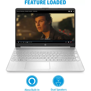 HP Ryzen 5 Hexa Core 5500U | 8 GB/512 GB SSD/Windows 11 Home |15s- eq2144au | Thin and Light Laptop | 15.6 inch | Natural Silver