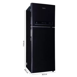 Whirlpool 360 L Frost Free Double Door 3 Star Convertible Refrigerator | IF INV CNV 375 STEEL ONYX 3s-N | Steel Onyx