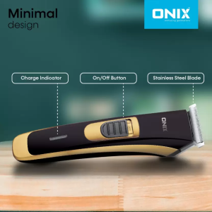 Onix Rechargeable Trimmer | Black and Gold | OBT NB