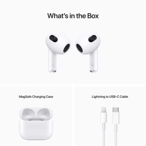 APPLE Airpods | 3rd Generation | Magsafe Charging CaseTrue Wireless Bluetooth Headset | White