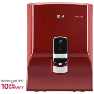 LG Puricare | WW140NPR |  with Stainless Steel Tank 8 L RO Water Purifier | Red