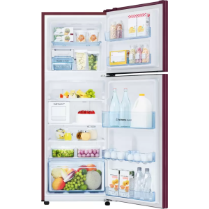 SAMSUNG Refrigerator | RT28B3522RZ/HL | 244 L  | Frost Free Double Door | 2 Star Refrigerator | Midnight Blossom Red