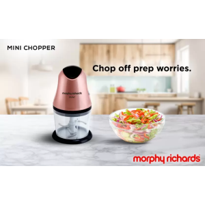 Morphy Richards Mini Electric Chopper | Rose Gold