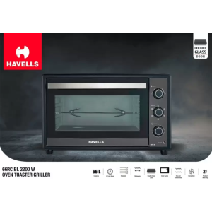 HAVELLS Oven Toaster Grill (OTG) | 66 L | 66RC | Black