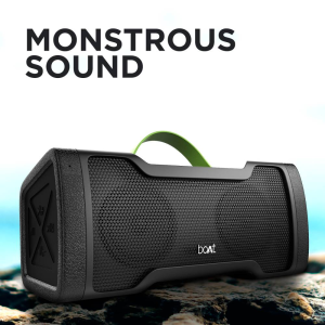 BOAT STONE 1010 BLUETOOTH SPEAKER NEW MSI | 3000mAh Batter |  IPX5 waterproof | Black