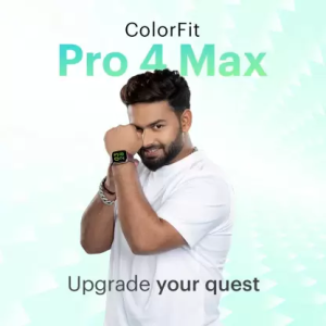 Noise ColorFit Pro4 Max  Smartwatch | Black Strap