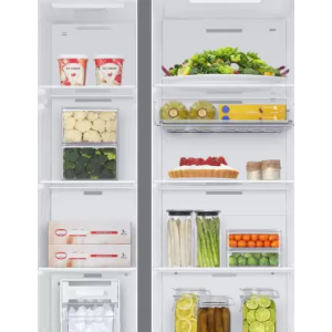 SAMSUNG 653 L Frost Free Side by Side 5 Star Refrigerator | RS76CG8115B1HL | Black Matt