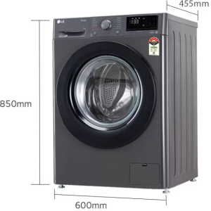 LG | FHV1207Z2M | 7 kg | Fully Automatic Front Load Washing Machine | Black