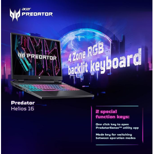 Acer Predator Helios Neo 16 Gaming Laptop | PHN16-71WUXGA | 13th Gen Intel Core i7 Processor | 16 GB/1 TB SSD/Windows 11 Home/NVIDIA/GeForce RTX 4050 | Black