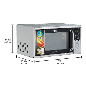 IFB Grill Microwave Oven | 20 L | Black & Silver | 20PG4S