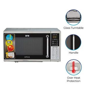 IFB Grill Microwave Oven | 20 L | Black & Silver | 20PG4S