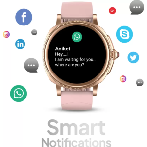 Fire-Boltt Aura Bluetooth Calling Smartwatch | 1.09" | Pink