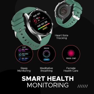 Fire-Boltt Smartwatch Brand Talk 2 Bluetooth Calling Smartwatch | Silver Green