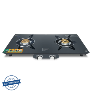 Impex AIRA 2B Frameless Glass top Gas Stove | 2 Burners