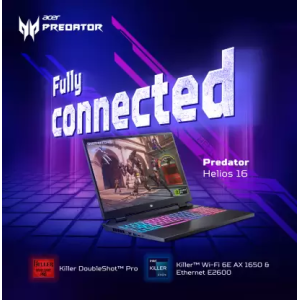 Acer | Predator | Intel Core i7 | 13th Gen | 13700HX | 16 GB | 1 TB SSD | NVIDIA GeForce RTX 4060 | PHN16-71 | Gaming Laptop