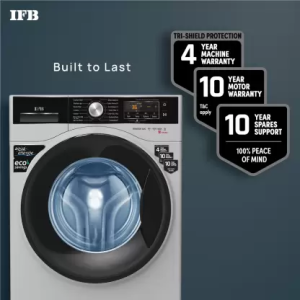 IFB | SENATOR SXS 8012 | 8 kg Steam Wash | Fully Automatic | Front Load Washing Machine with In-built Heater | Silver