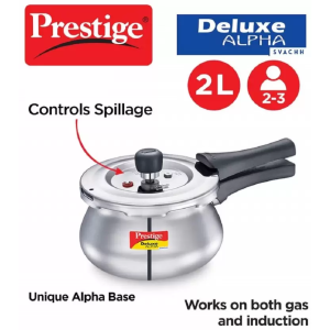 Prestige Deluxe Alpha Svachh 2 L Induction Bottom Pressure Cooker