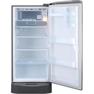 LG 205 L Direct Cool Single Door 5 Star Refrigerator | Smart Inverter Compressor | GL-D221APZZ | Shiny Steel