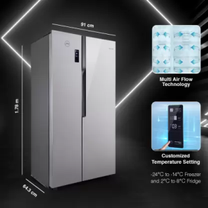 Godrej RS EONVELVET 579 RFD PL ST | Frost Free Side by Side Refrigerator | 564 L