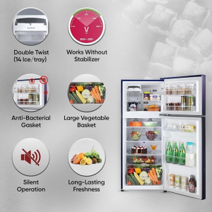 LG  GL-N292BBEY | Smart Inverter Frost-Free Double | Door Refrigerator Appliance | 2 Star | 242 L