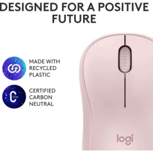 Logitech M240 Wireless Optical Mouse with Bluetooth | Rose