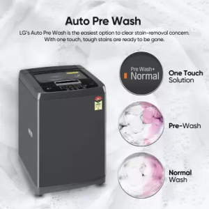 LG 7.5 kg 5 Star | Smart Inverter Technology | T75SKMB1Z ABMQEIL | TurboDrum Fully Automatic Top Load Washing Machine