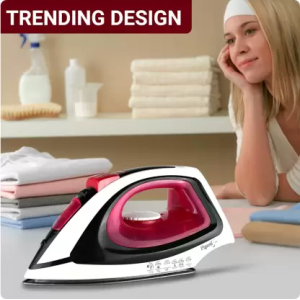 Pigeon Vigor Max Steam Iron Box | Red 1600 W