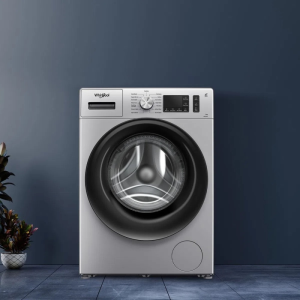 Whirlpool Fully Automatic Front Load Washing Machine | 7 Kg | 5 Star | In-built Heater Steam Wash Technology | Majestic Silver | 33010 EXPERT CARE XS7012BYS