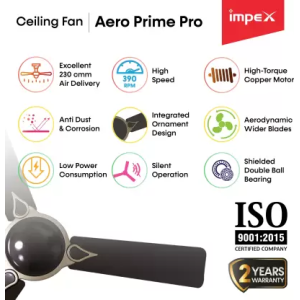 IMPEX AERO PRIME PRO |  3 Blade Ceiling Fan | 1200 mm