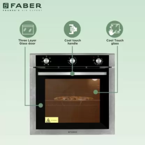 FABER FBIO 80L 6F | Built-in Microwave Oven | BLACK