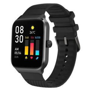 Noise ColorFit Canvas Smartwatch | Bluetooth Calling | Jet Black Strap