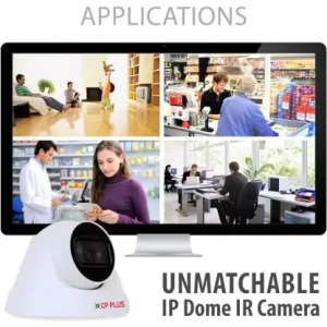 CP PLUS | 2MP  IP Dome Network CCTV Security Camera  | 1 Channel | CP-UNC-DA21PL3-V3-0280