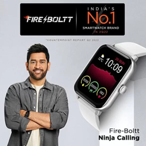 FIRE-BOLTT NINJA CALLING 1.69 BLUETOOTH CALLING SMART WATCH | SILVER