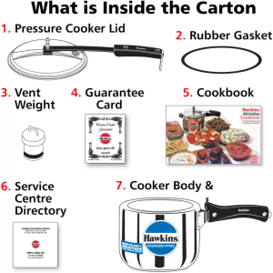 Hawkins Tall Pressure Cooker | Stainless Steel | 3L | HSS3T