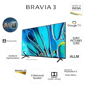 Sony Bravia 3 S30 | 65 inch |  Ultra HD 4K Smart LED TV | K-65S30