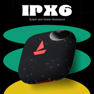 boAt Stone 190 Pro Bluetooth Speaker | 5 W | IPX6 Splash Resistance | Raging Black