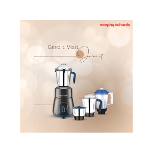 Morphy Richards Relish Mixer Grinder | 750W | 4 Jars | Black and Blue