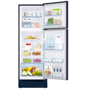 Samsung Frost Free Double Door Refrigerator | 236 L |  2 Star | RT28C3122CU/HL | Camellia Blue