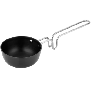 Impex Premium Non Stick Tadka Pan | 90 mm | 500 L | Black