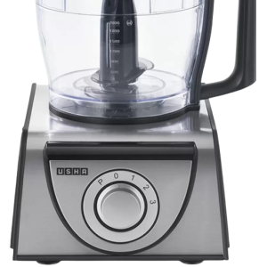 USHA Food Processor | 1000 W | Black, Silver | FP 3810