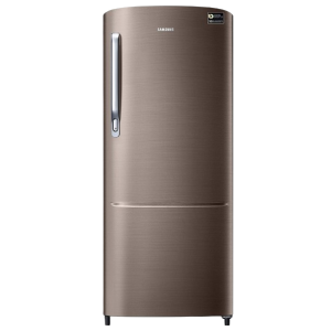 Samsung 230 L 3 Star Inverter Direct Cool Single Door Refrigerator | RR24A272YDX/NL | LUXE BROWN