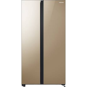 SAMSUNG 700 L Frost Free Side by Side Refrigerator | Sweet Gold | RS72R50114G/TL