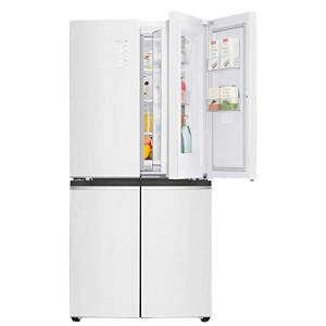 LG 595L with Inverter and Wi-Fi Side-by-Side Refrigerator | Linen White | GC-M22FAGPL