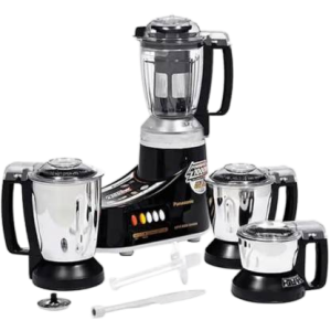 Panasonic MX-AC460 550 Juicer Mixer Grinder | 4 Jars | Black