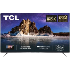 TCL 50P715  | 126 cm-50 inch | Ultra HD-4K | LED Smart Android TV with Full Screen & Handsfree Voice Control