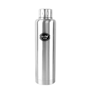 Cello Vigo Stainless Steel Flask | Double Walled | 750 ml | Silver