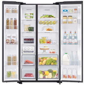 Samsung 700 L with Inverter Side by Side Refrigerator | RS72R50112C/TL | Black