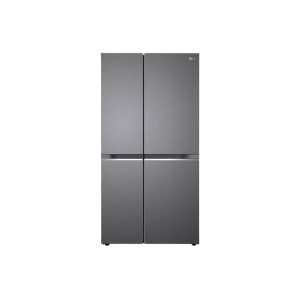 LG Convertible Side by Side Refrigerator |  650L | Smart Inverter Compressor | Dazzle Steel | GL-B257HDS3