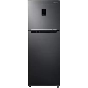 SAMSUNG 301 L Frost Free Double Door 3 Star Convertible Refrigerator | RT34C4523BX/HL | Luxe Black