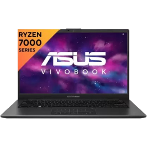 ASUS Vivobook Go Thin and Light Laptop | Ryzen 3 Quad Core 7320U | E1404FA-NK322WS | 8 GB/512 GB SSD/Windows 11 Home | Mixed Black